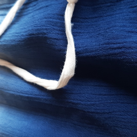 Aerie shorts. Blue and white . Medium. Cotton. Lightweight. Elastic wais… - Picture 3 of 8